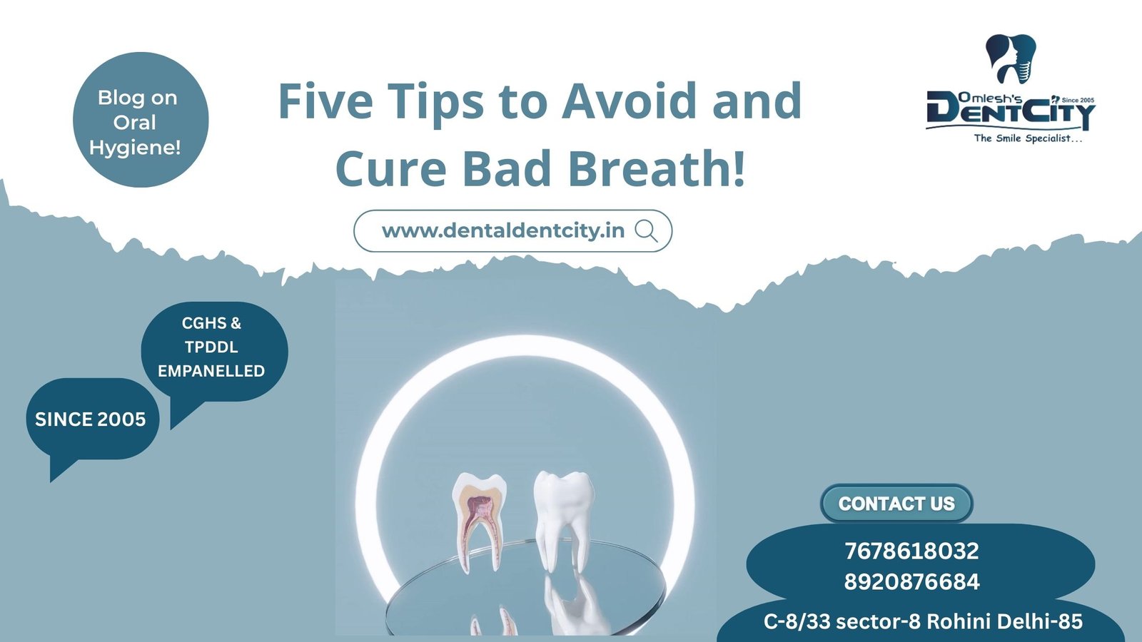 Five Tips To Avoid and Cure Bad Breath