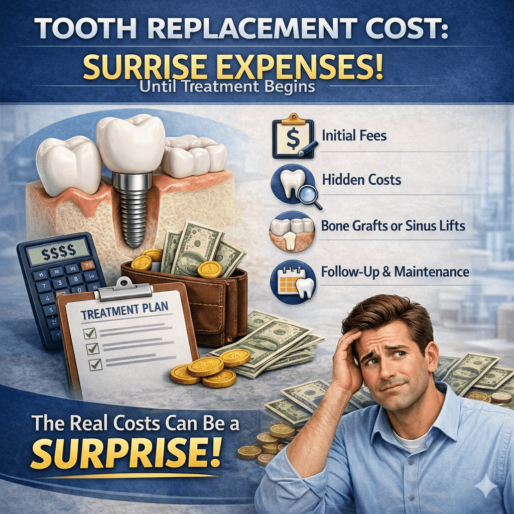 Tooth Replacement Cost: What Patients Usually Don’t Understand Until Treatment Begins