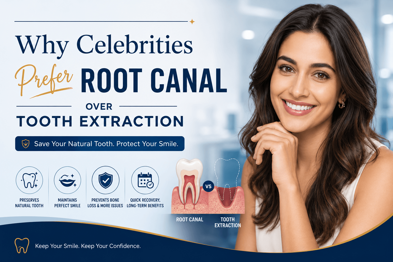 Why Celebrities Prefer Root Canal Over Tooth Extraction
