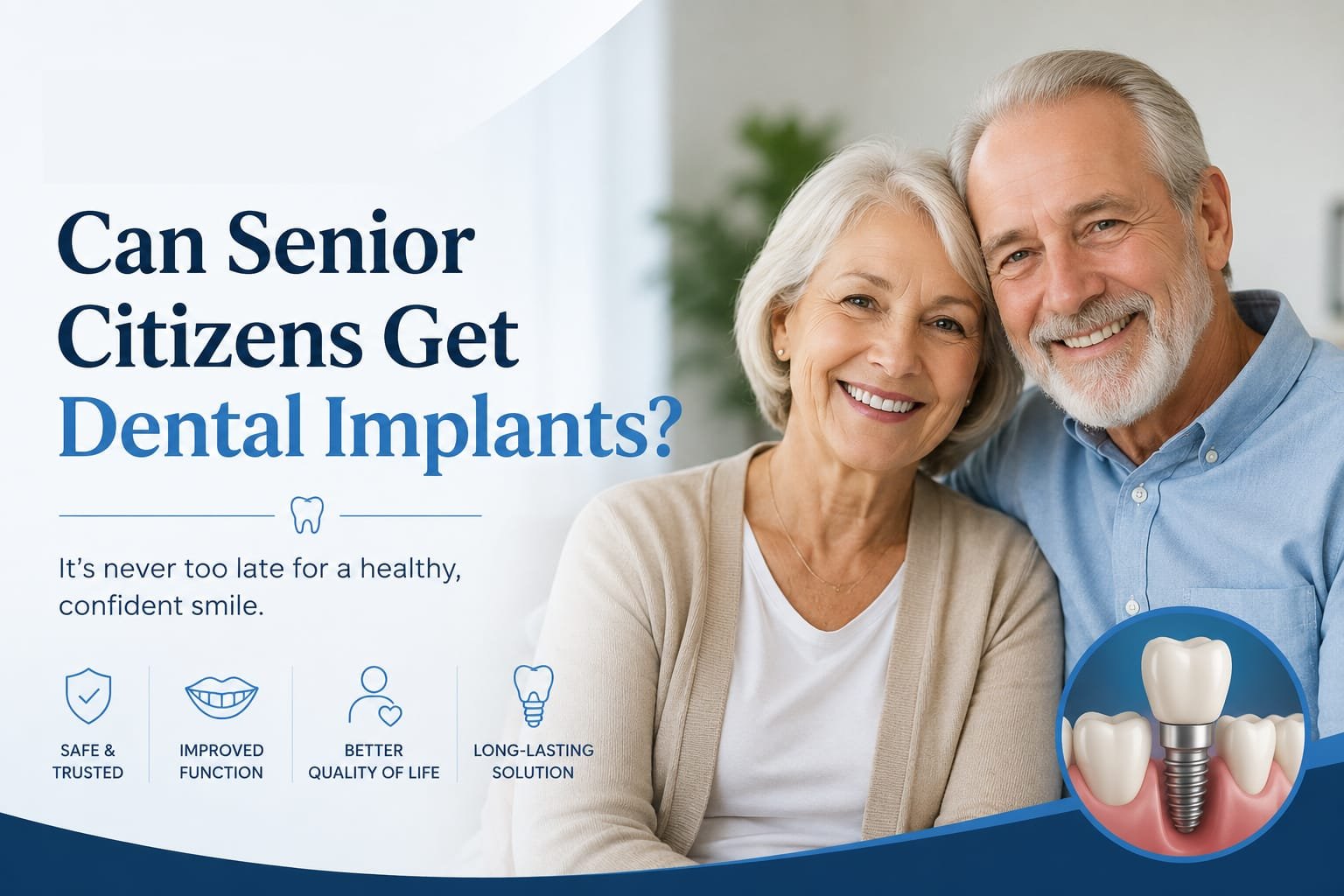 Can Senior Citizens Get Dental Implants?
